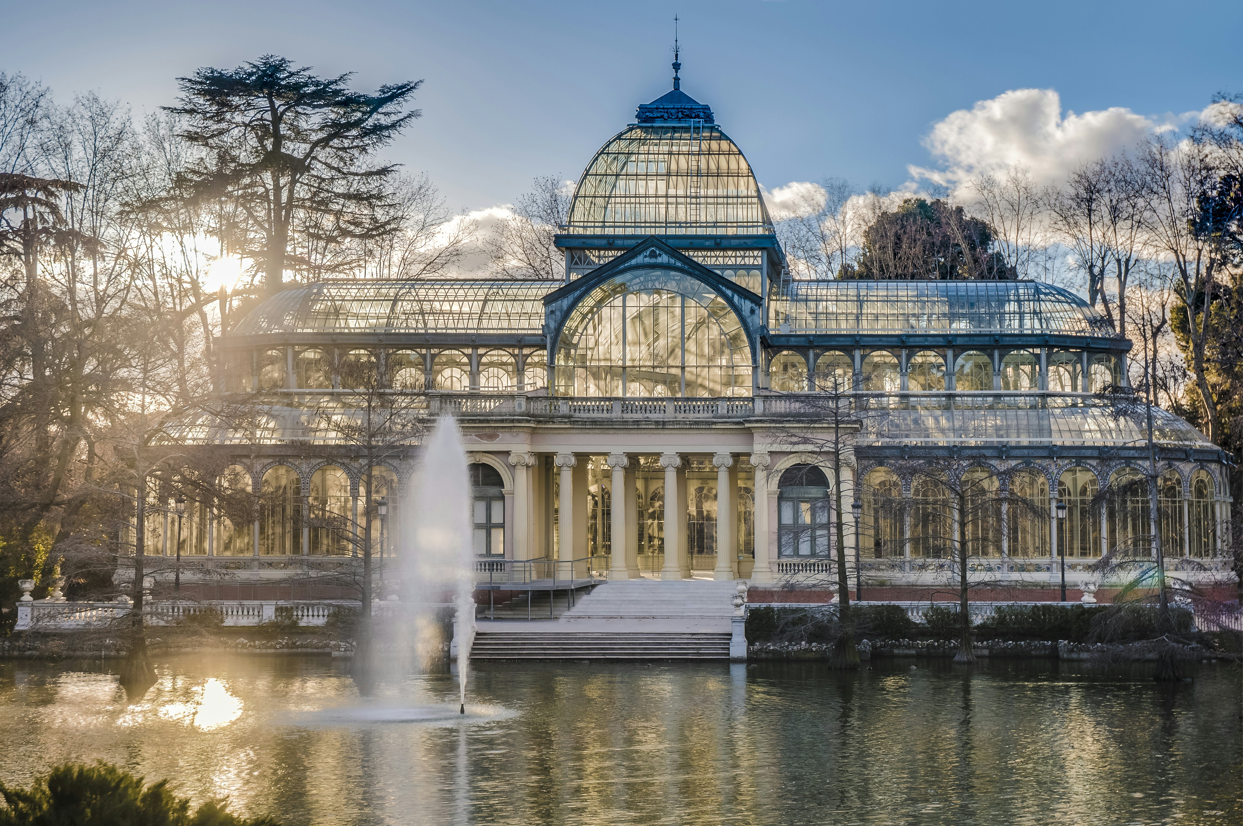 The Crystal Palace (Palacio de Cristal), in Buen Retiro Park.