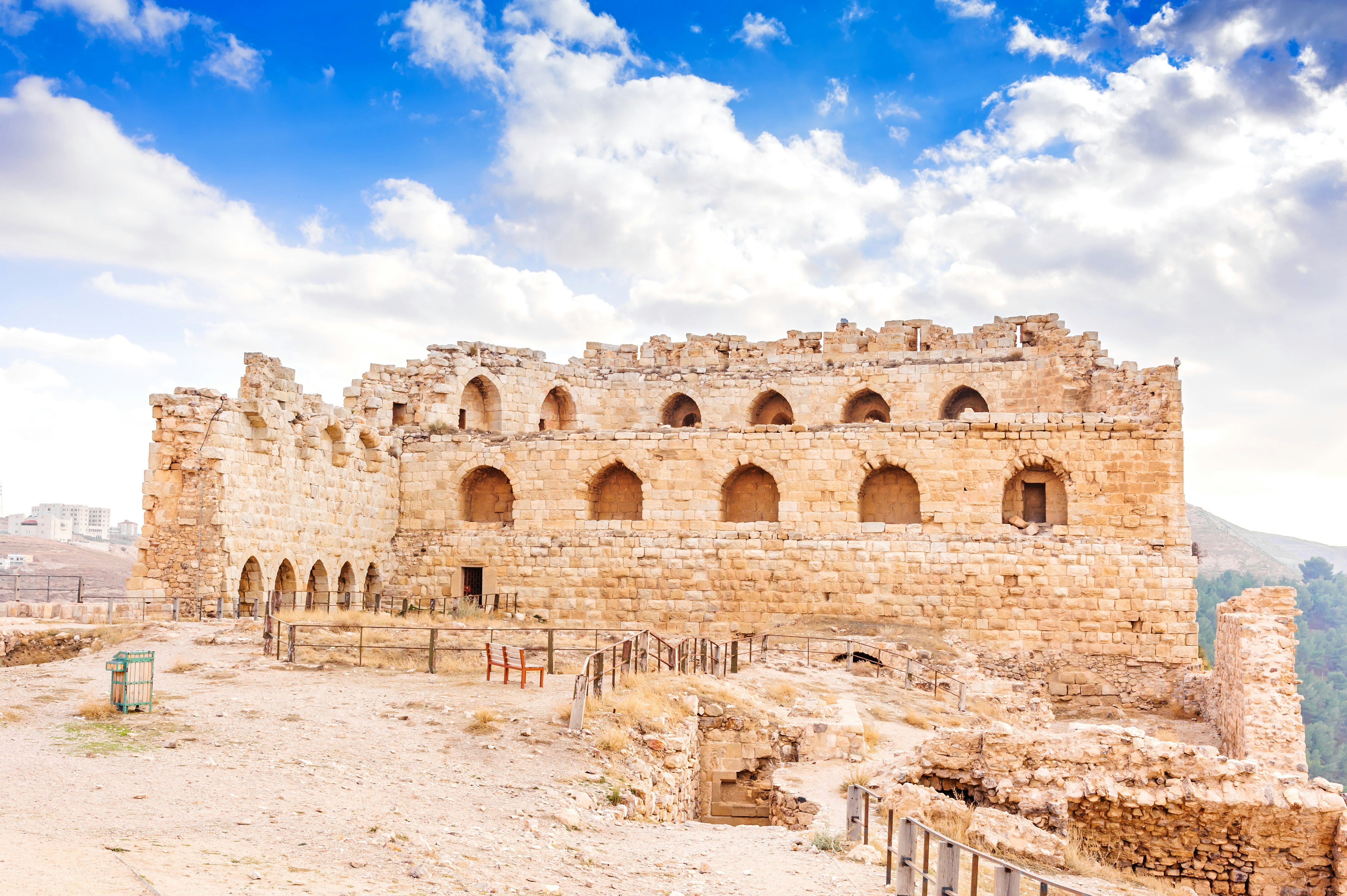 Karak Castle in Al Karak, Jordan.