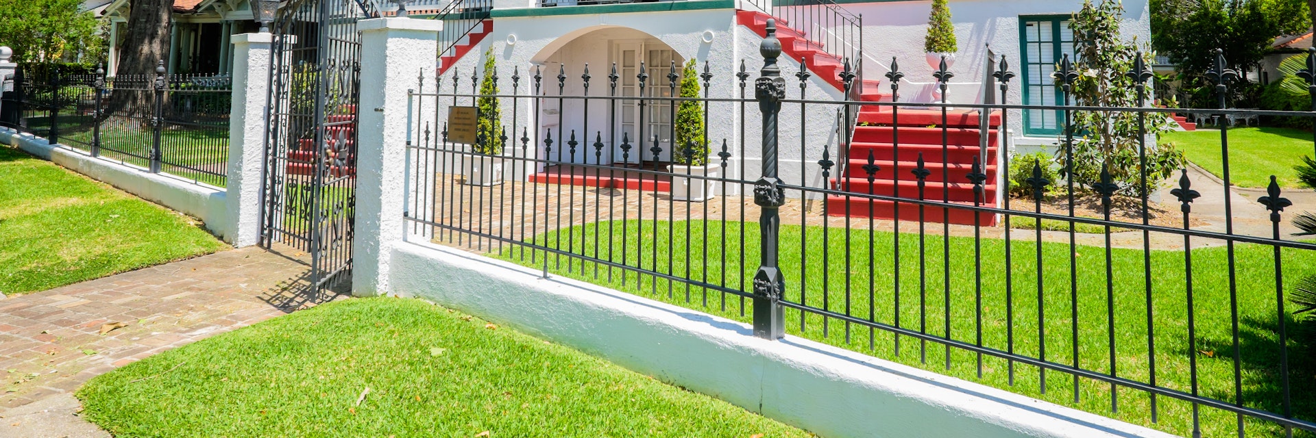 Historic home on Esplanade Avenue in New Orleans, Louisiana.