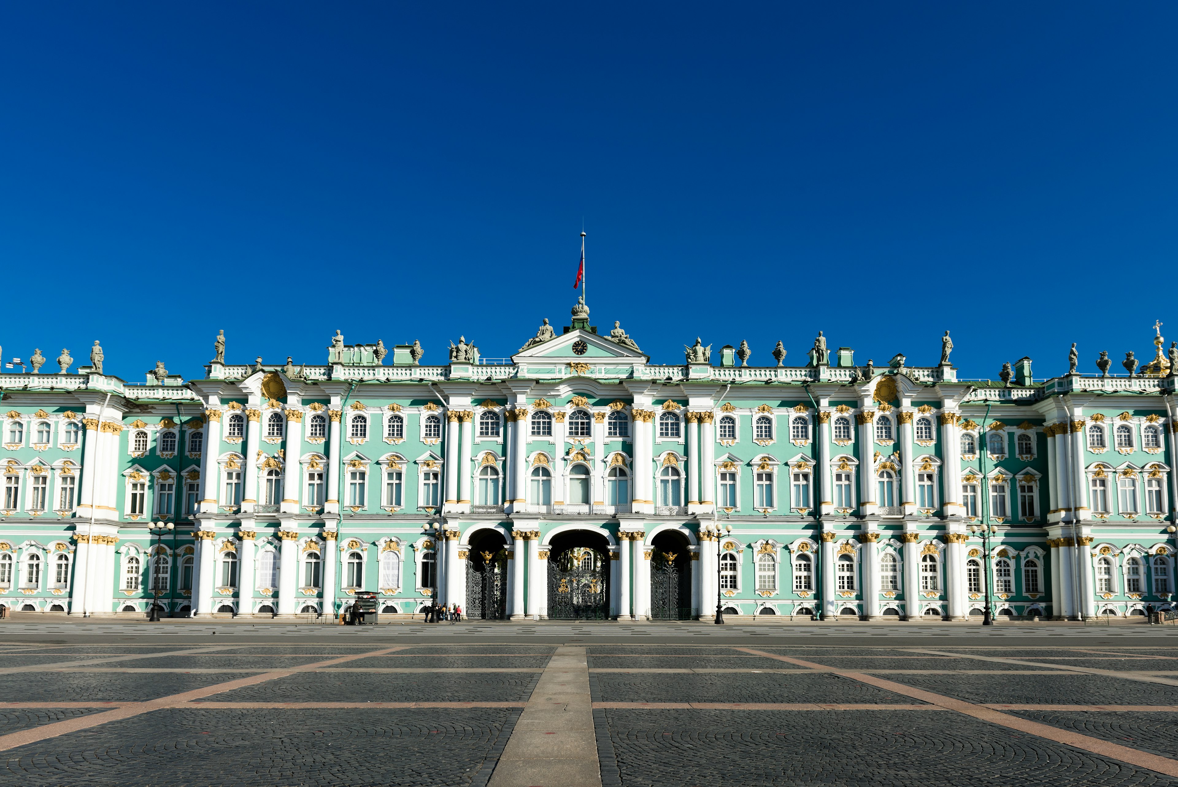 Winter Palace, Hermitage museum in Saint Petersburg, Russia