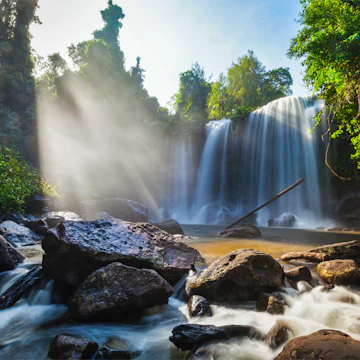 Phnom Kulen waterfall.