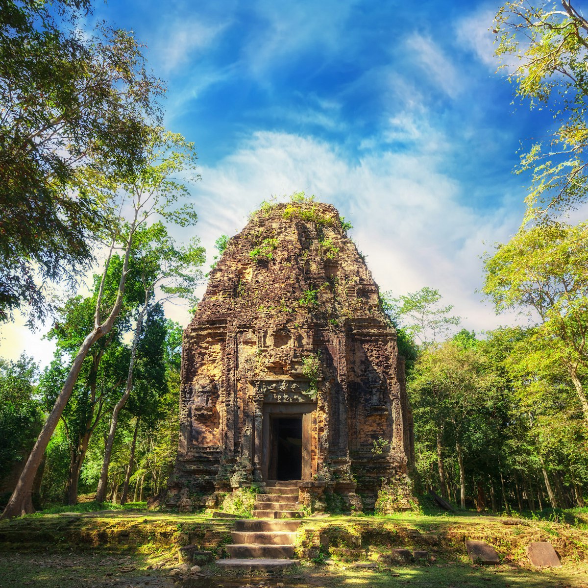 Sambor Prei Kuk temple ruins.
