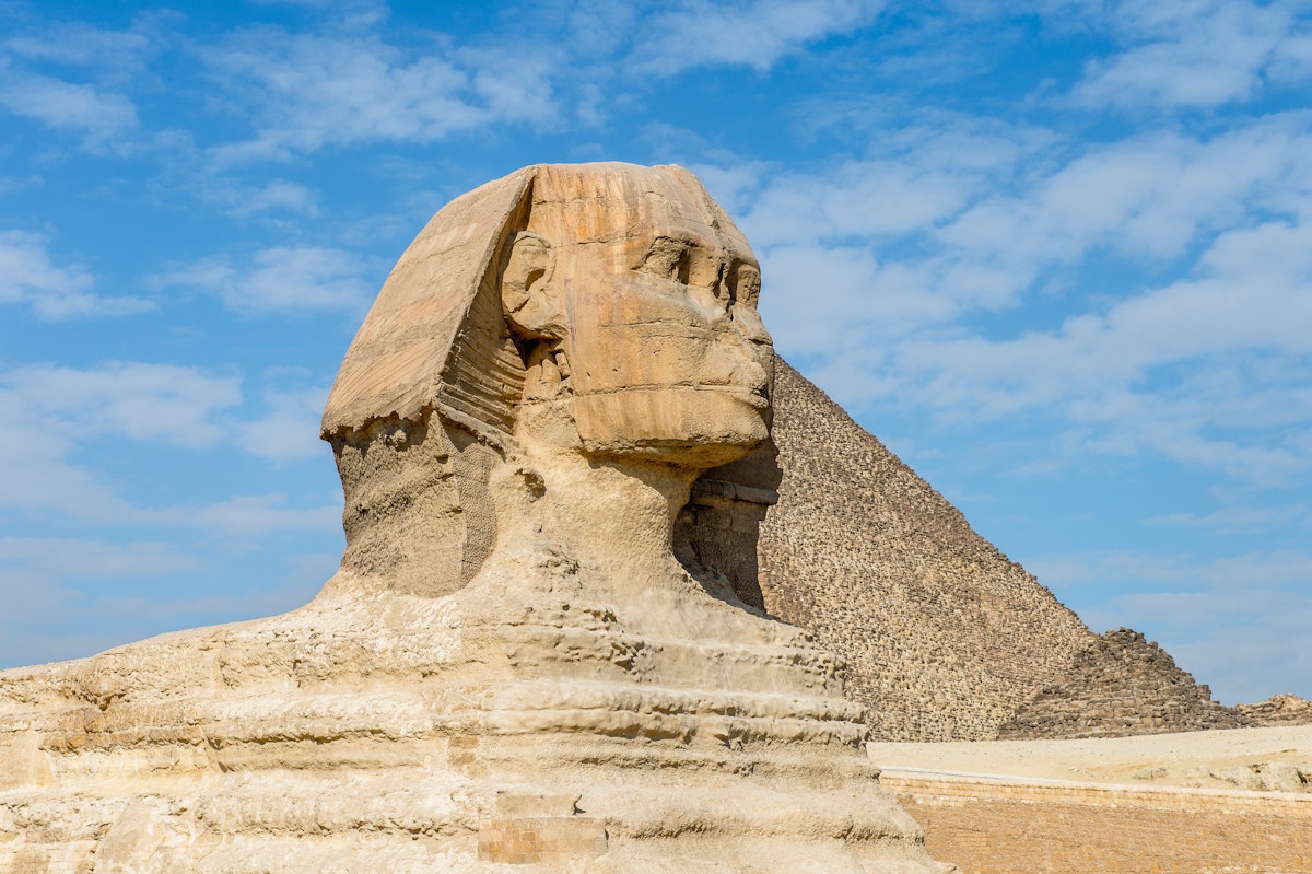 Great Sphinx of Giza, a limestone statue of a mythical creature with a lion's body and a human head), Giza Plateau, West Bank of the Nile, Giza, Egypt
africa, african, ancient, antique, antiquities, arab, arabia, arabian, archeology, architecture, building, cairo, cheops, city, civilization, country, culture, damaged, desert, destination, egypt, egyptian, egyptology, famous, giza, head, historic, history, khafre, landmark, monument, mystery, pharaoh, profile, pyramid, rock, sand, scene, seven, sky, sphinx, sphynx, stone, tomb, tourism, tourist, unesco, wonder, world, yellow
