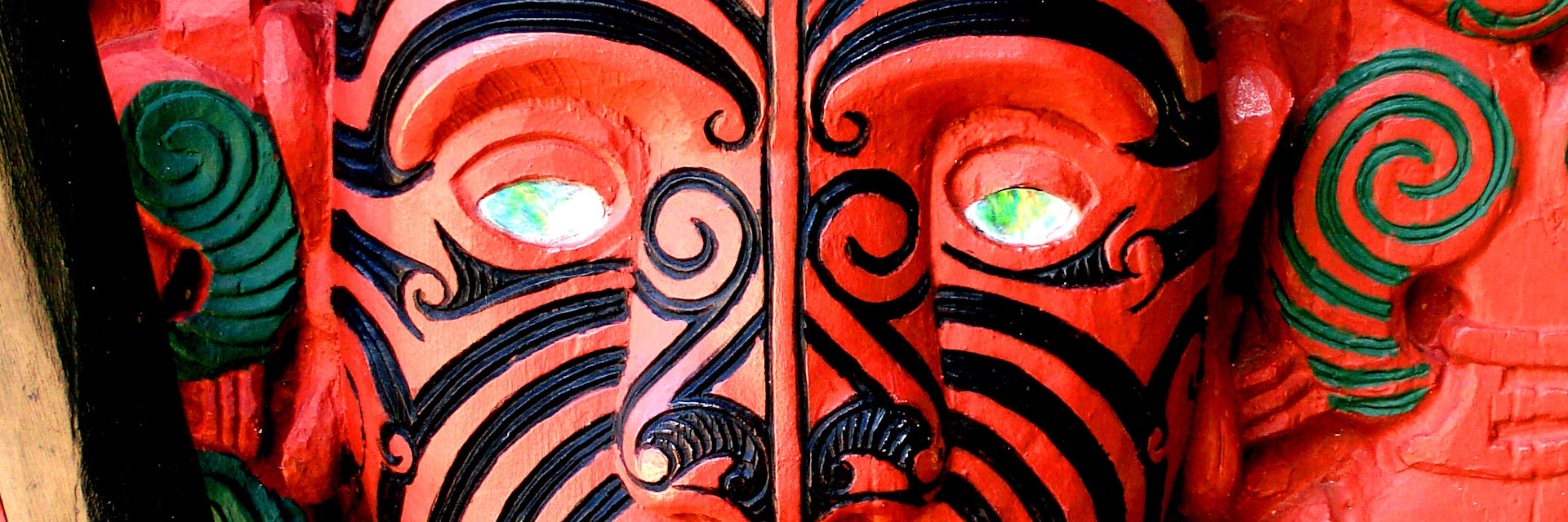 Red carving of a Maori Warrior.
26083891
polynesian, cultural, waitangi, warrior, zealand, culture, carving, ground, tattoo, native, treaty, paint, maori, male, face, wood, luck, art, new, red