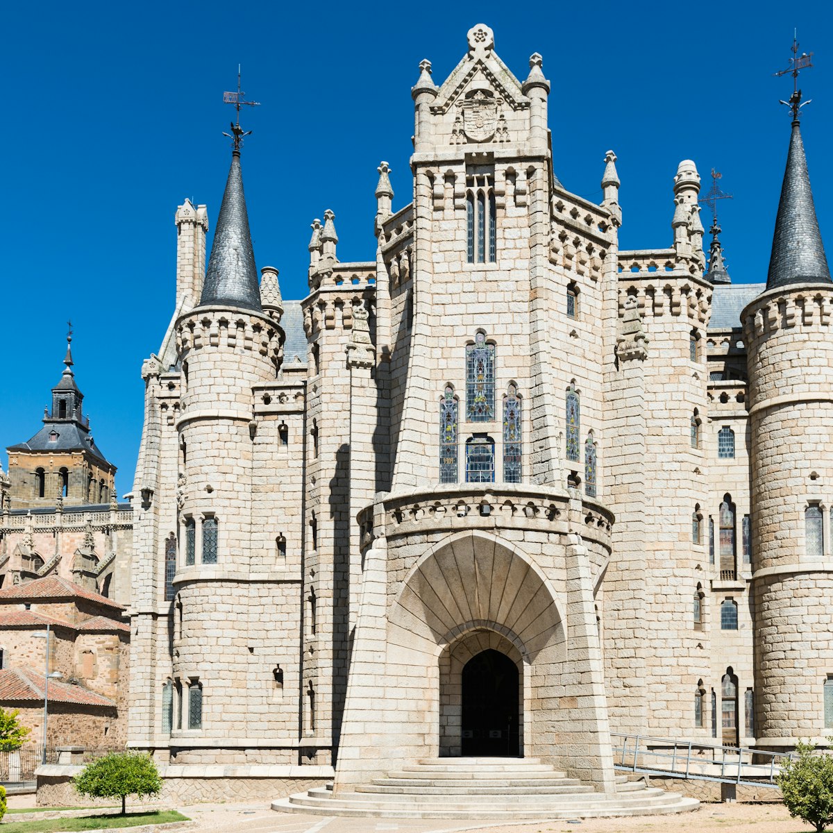 Episcopal Palace of Astorga by architect Antoni Gaudi.