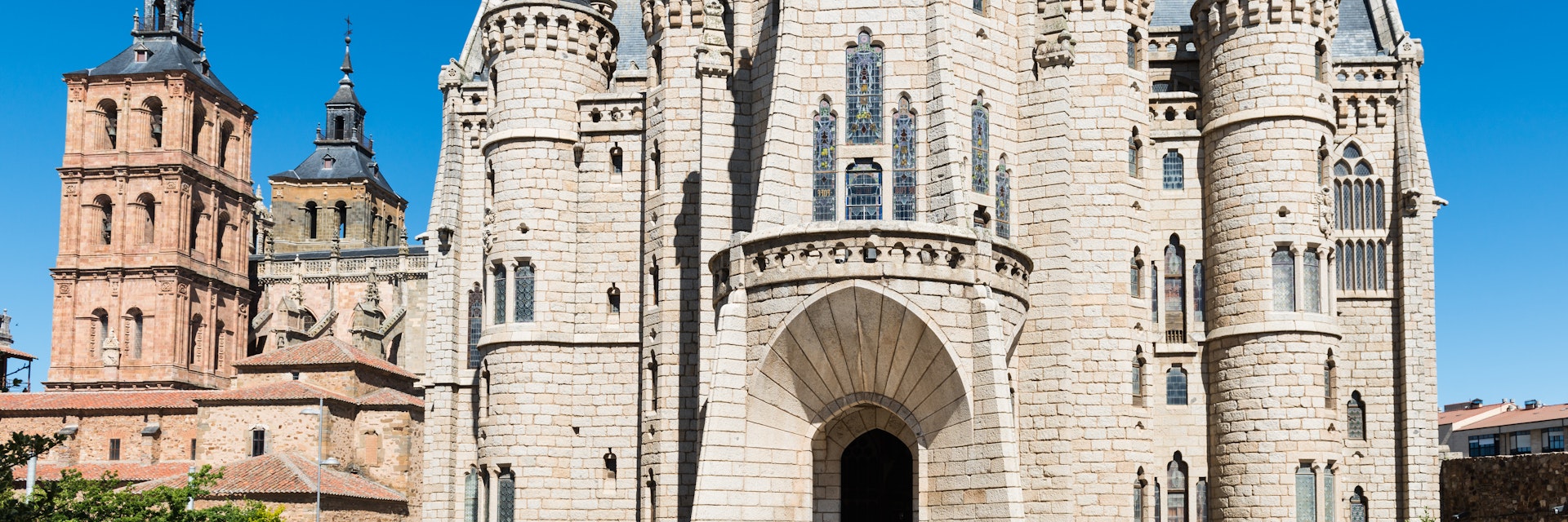 Episcopal Palace of Astorga by architect Antoni Gaudi.