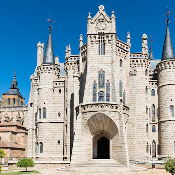 Episcopal Palace of Astorga by architect Antoni Gaudi.