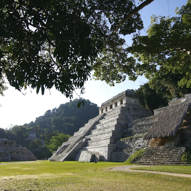 Temple of the Inscriptions. Ruins of the ancient Mayan city of Palenque.
ancient, archaeological, archaeology, archeological, archeology, architecture, attraction, aztec, building, chiapas, civilisation, civilization, complex, culture, deserted, empire, excavated, exotic, forrest, grass, green, high, indigenous, inscriptions, jungle, maya, mayan, mesoamerica, mexican, mexico, old, palenque, preserved, pyramid, religious, ritual, ruins, sacred, sightseeing, site, stairs, steps, stone, temple, tomb, tourism, tourist, town, travel, worship
