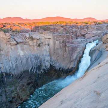 Augrabies Falls in the northern Cape during the late afternoon.