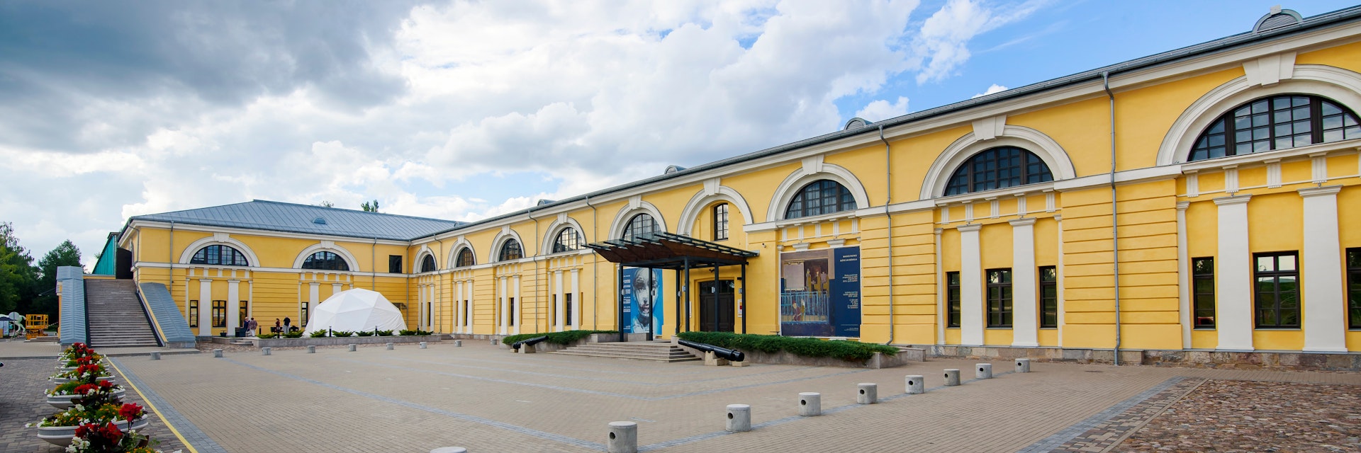 Front facade of Daugavpils Mark Rothko Art Centre.