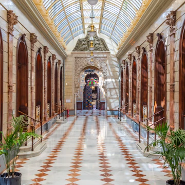 Corridor inside of the Real Casino de Murcia.
