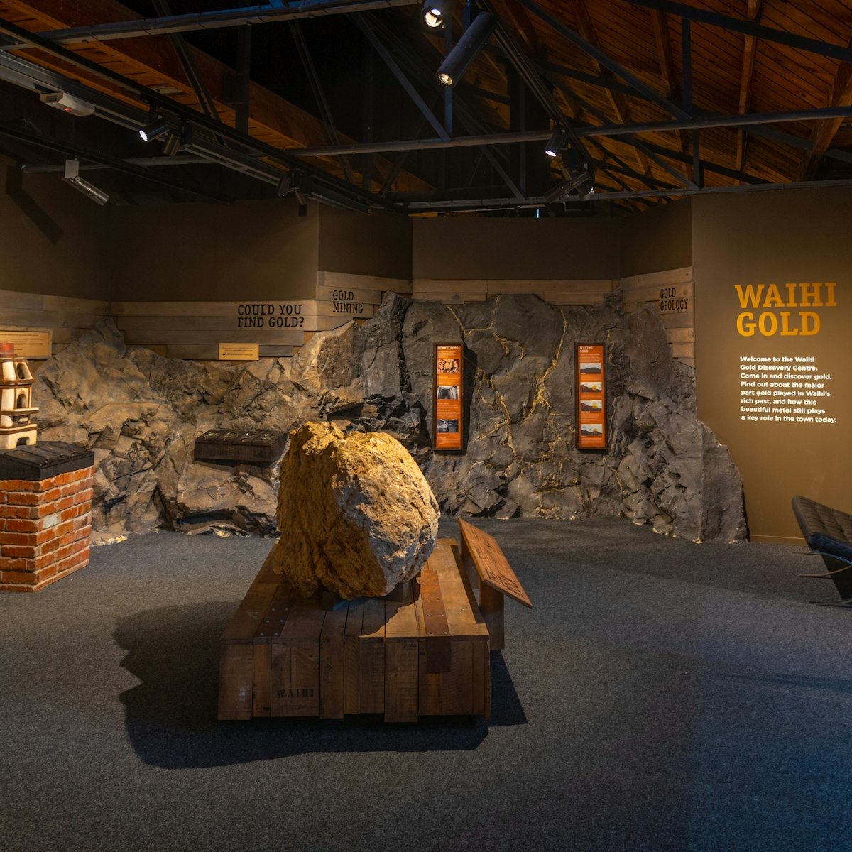 Gold Discovery Centre at Waihi, New Zealand.