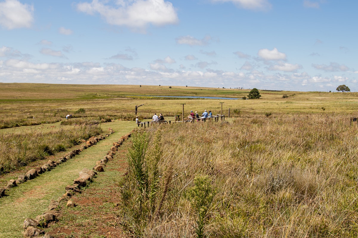 Demonstration area at Dullstroom Bird of Prey and Rehabilitation Centre.