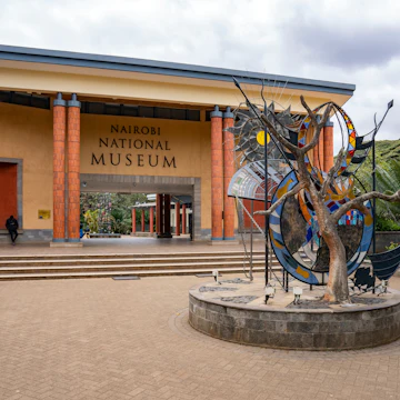 Entrance of Nairobi National Museum.