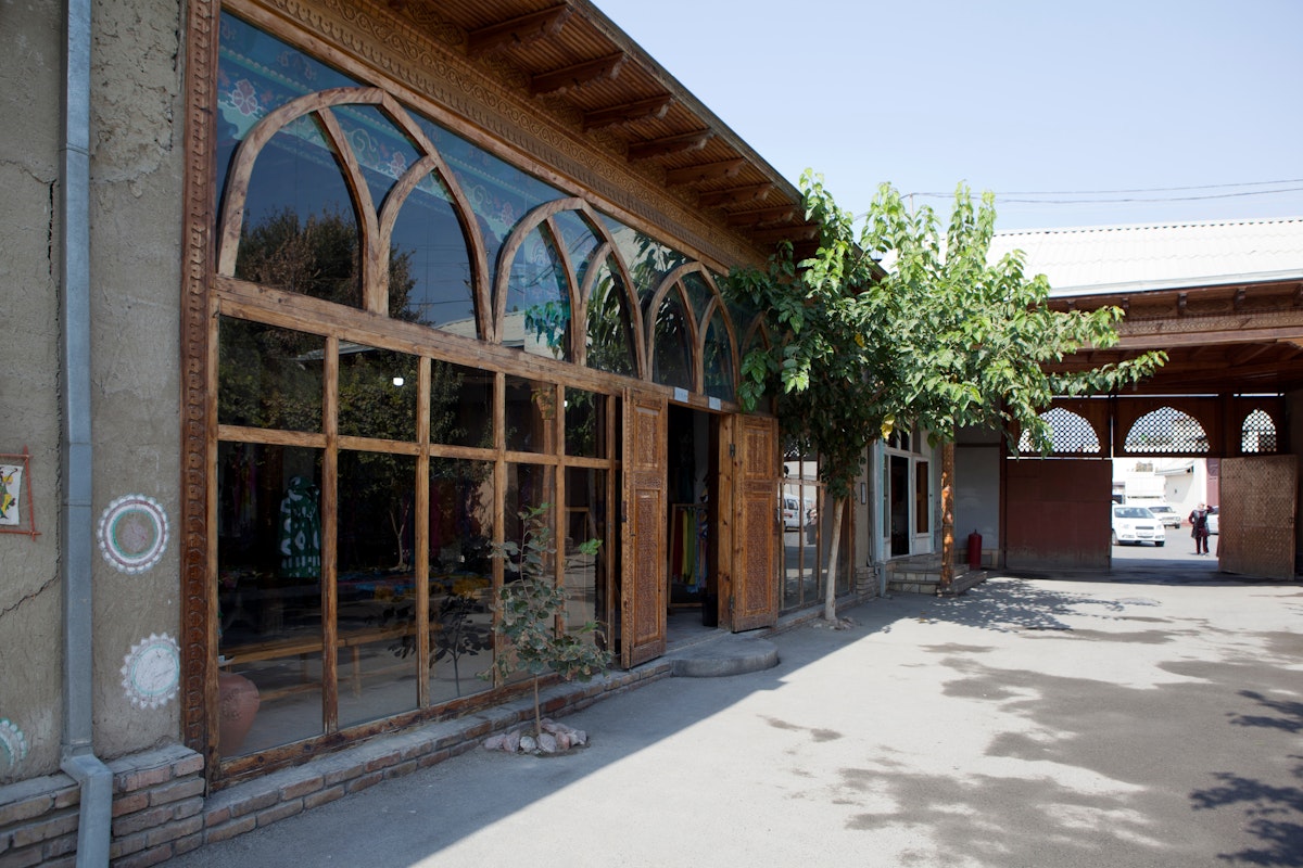Yodgorlik silk factory in Margilon, Uzbekistan.