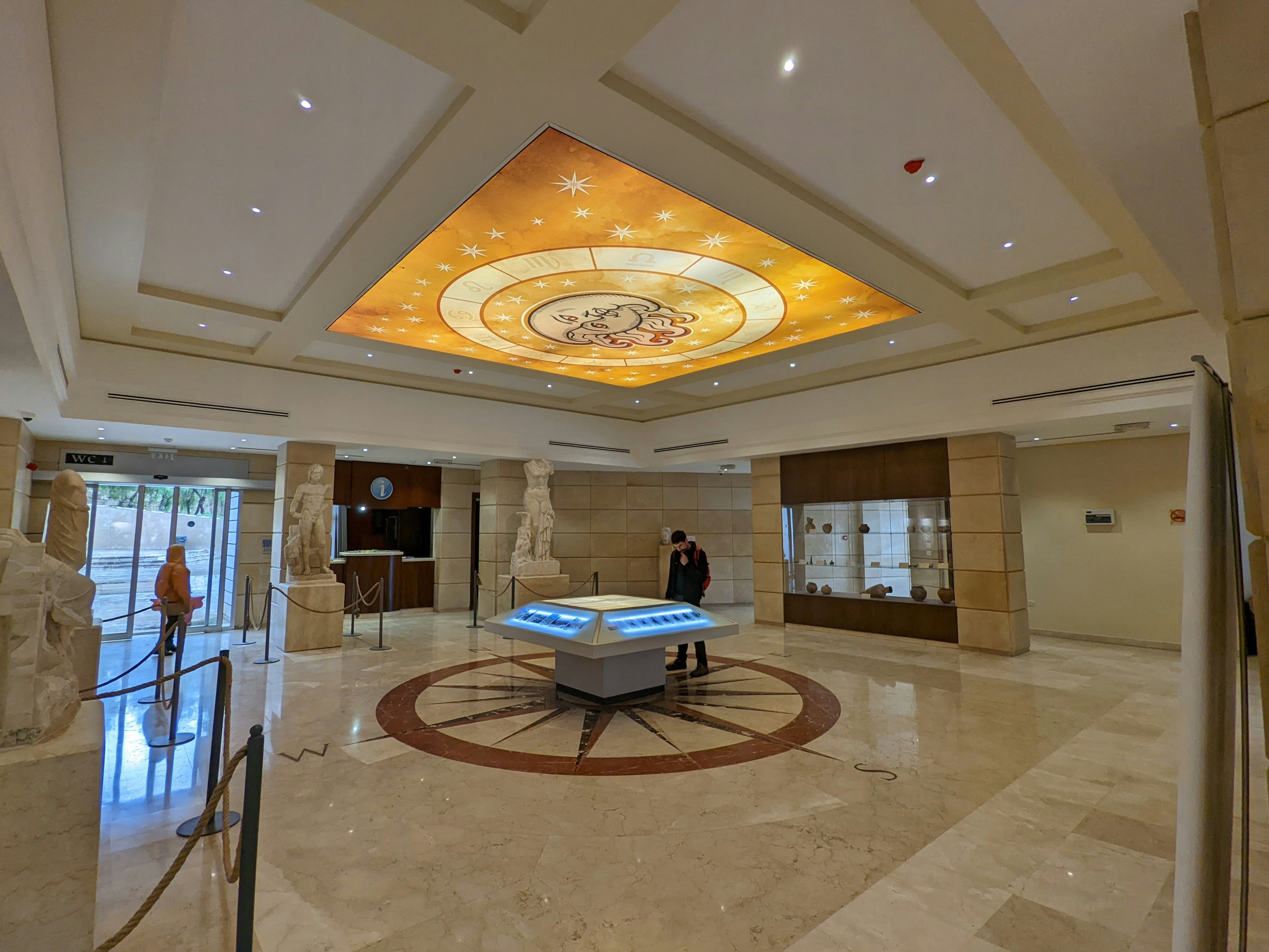 The visitor center and museum of Jerash, Jordan.