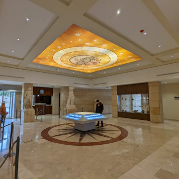 The visitor center and museum of Jerash, Jordan.