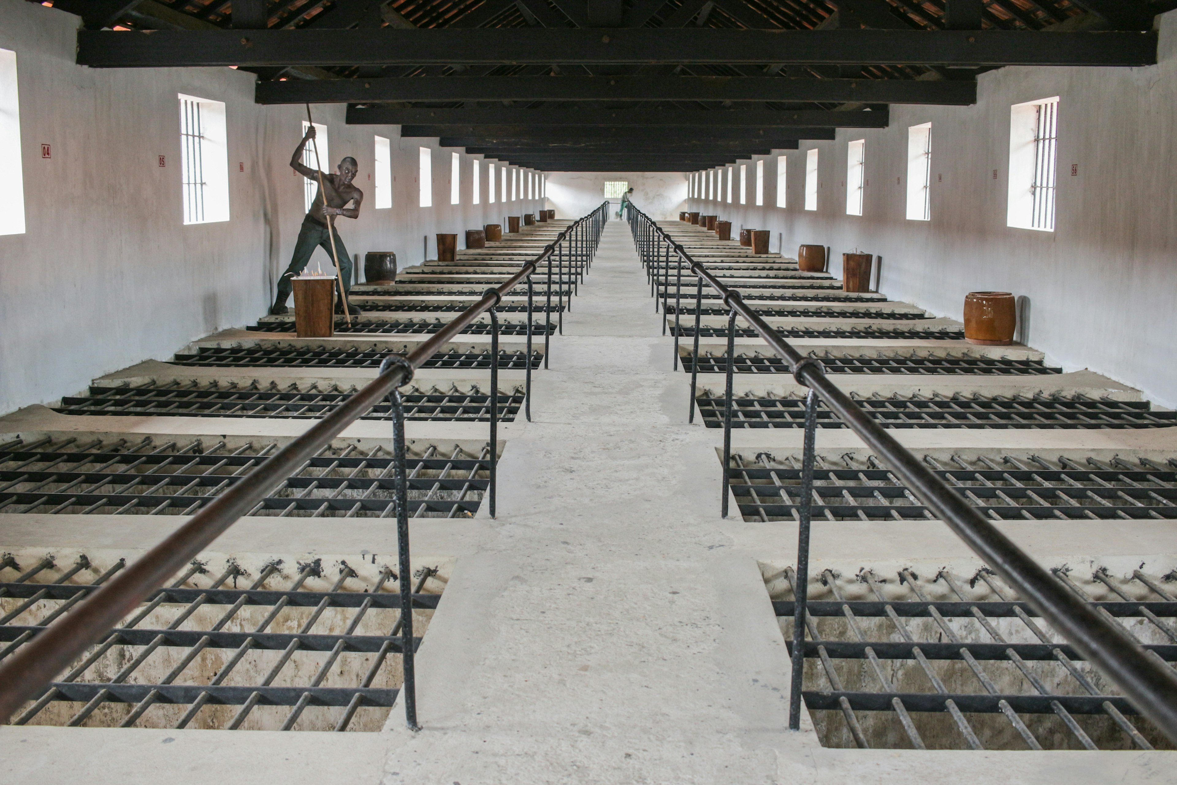 Infamous 'Tiger cages' in Con Dao Prison on Con Son Island.