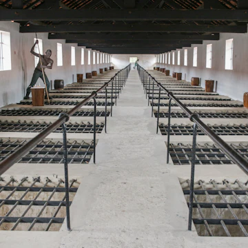 Infamous 'Tiger cages' in Con Dao Prison on Con Son Island.