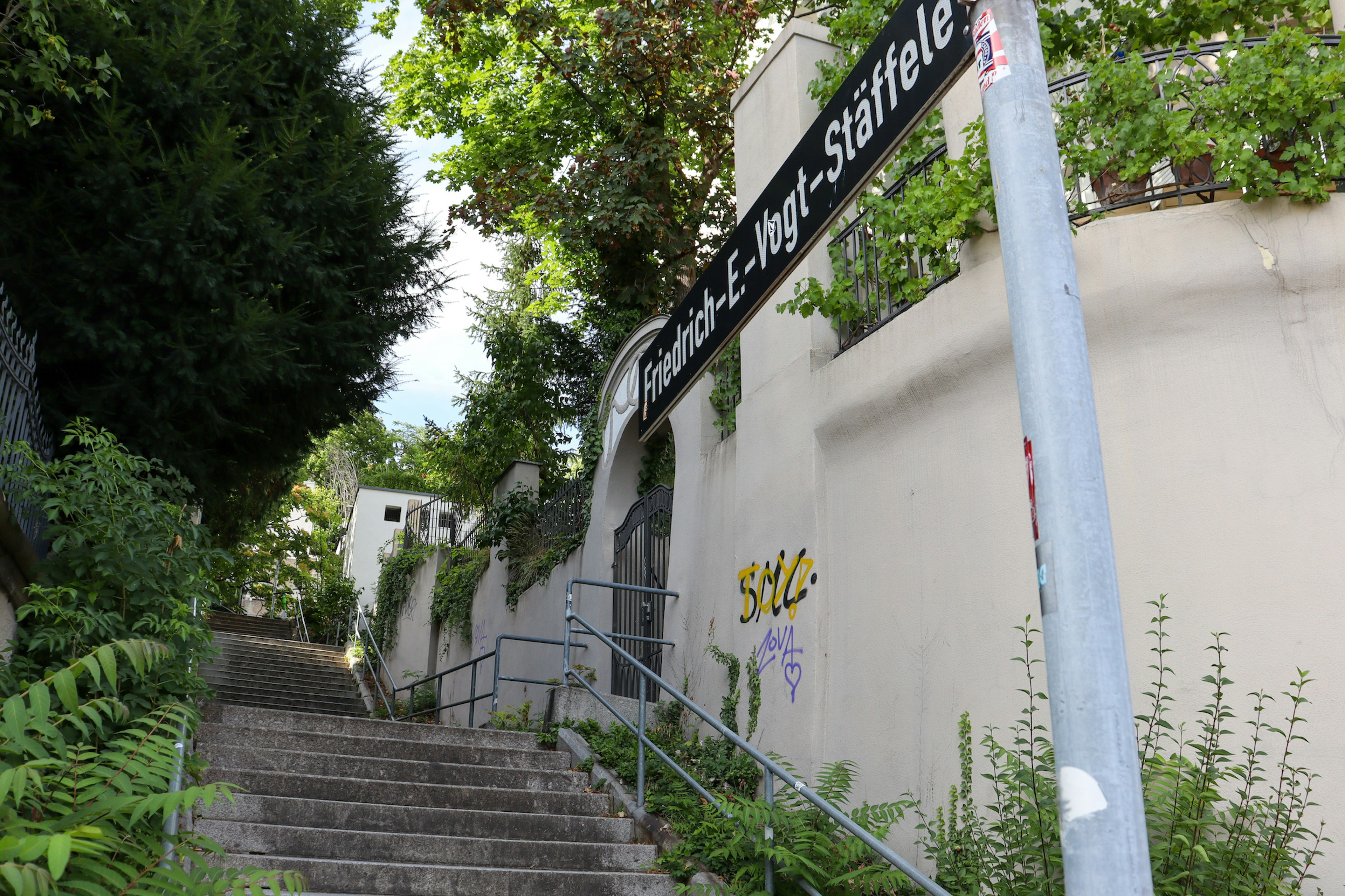 The Friedrich E Vogt steps in Stuttgart