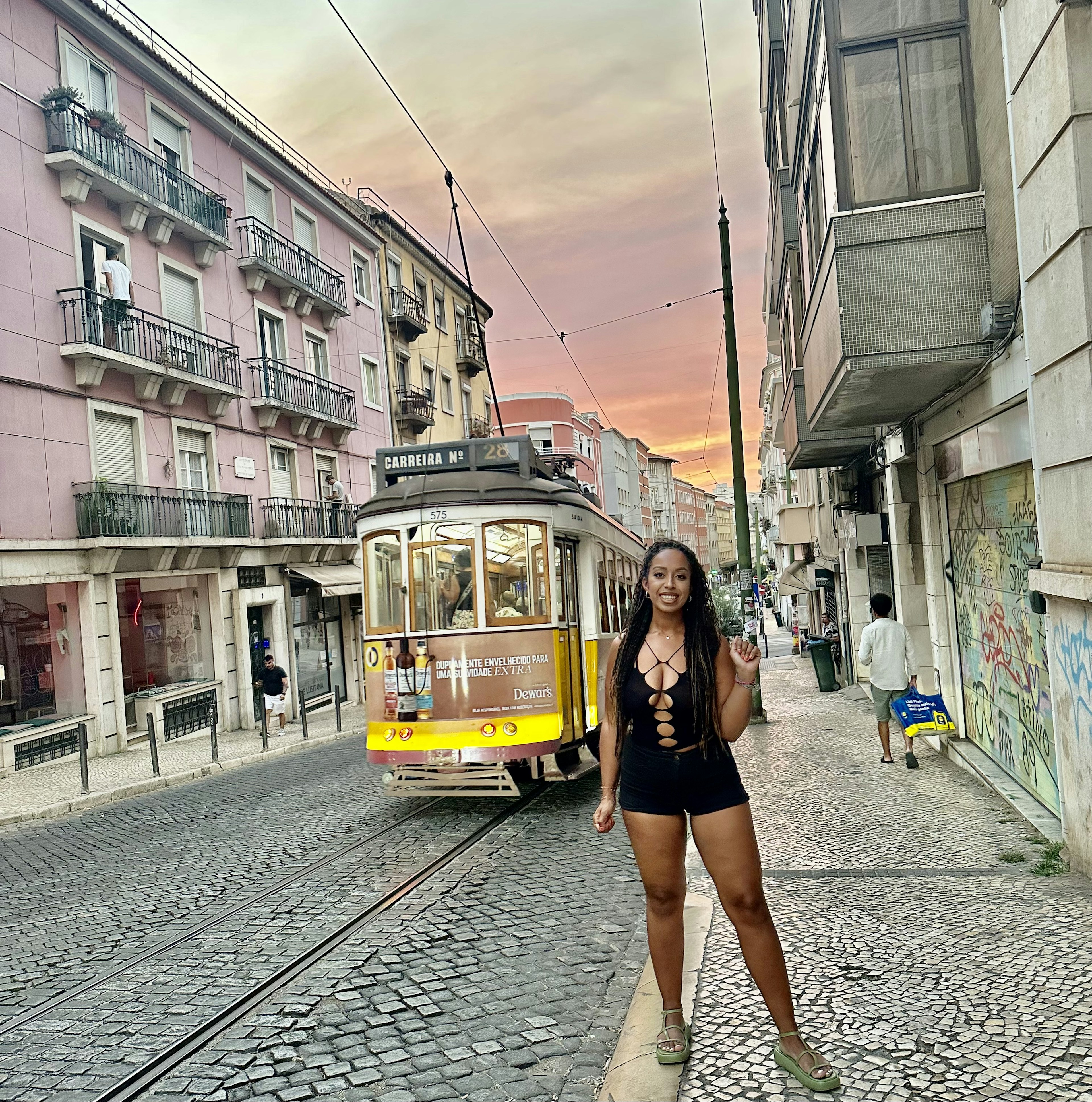 Georgina Lawton in Lisbon