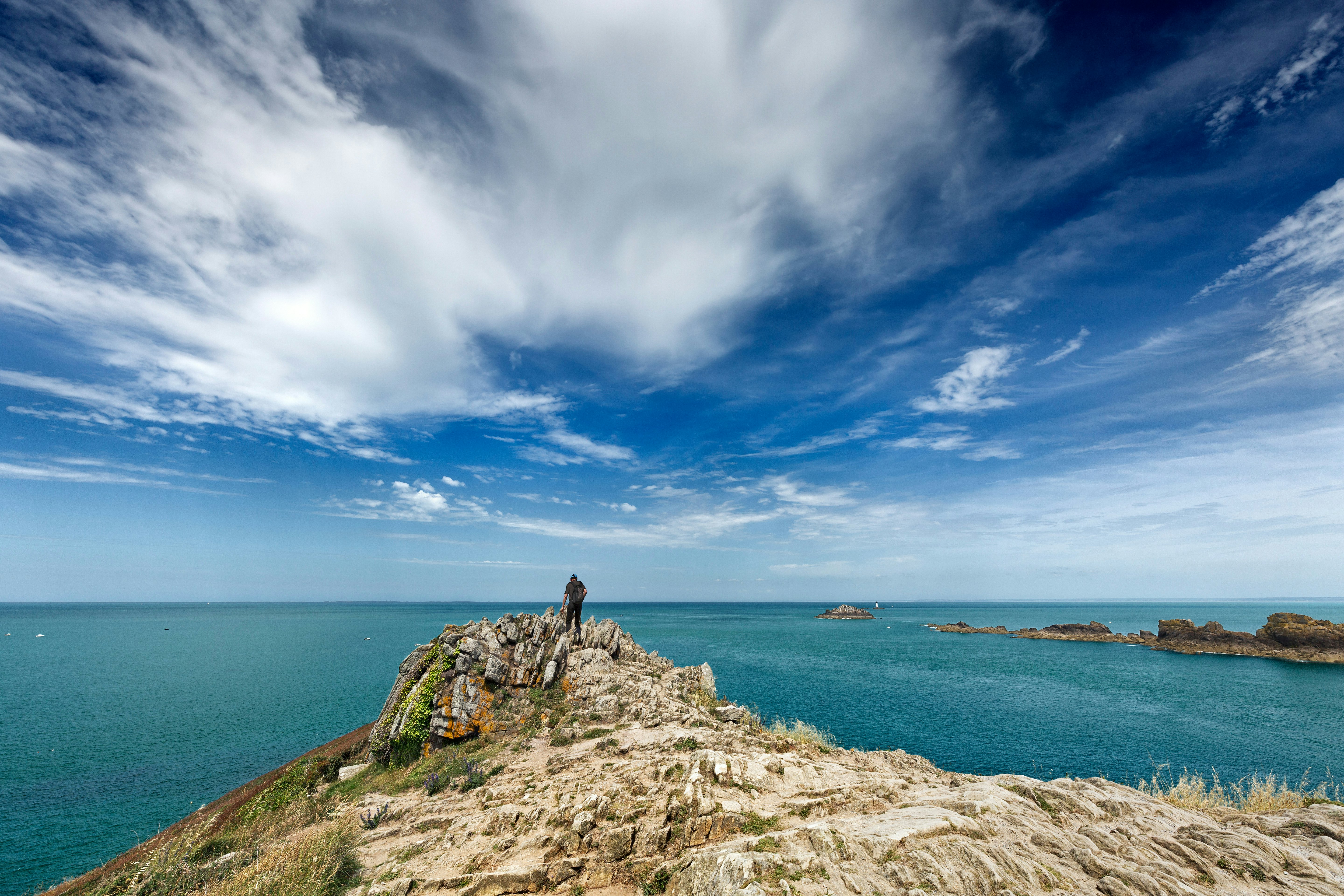Pointe du Grouin, near Cancale, Ille-et-Vilaine, Brittany, France.