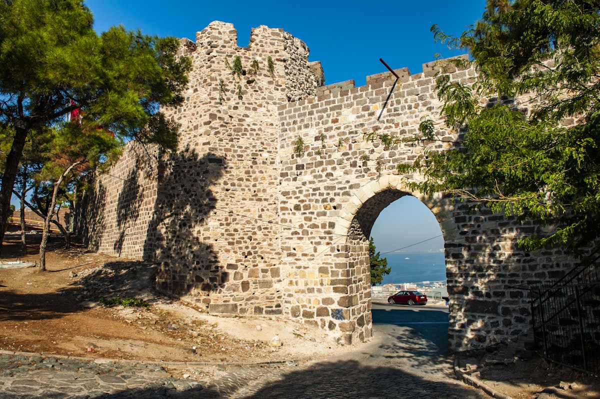 Walls of Kadifekale hill fortress on the top of Mount Pagos near Izmirt city in Turkey
1277088609
aegean region, gulf of izmir, kadifekale, turkish