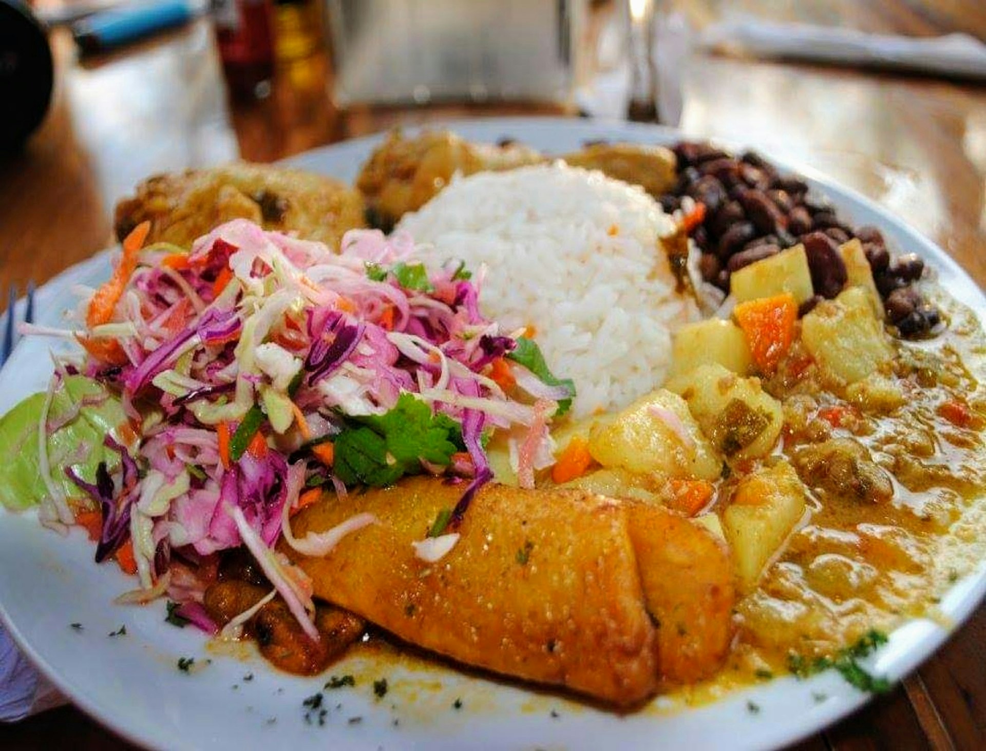Casado is a traditional dish in Costa Rican cuisine