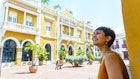 Horizontal view of latin woman sightseeing in spanish historic ancient city. Travel to Colombia concept.
1355626994
experiences, indias