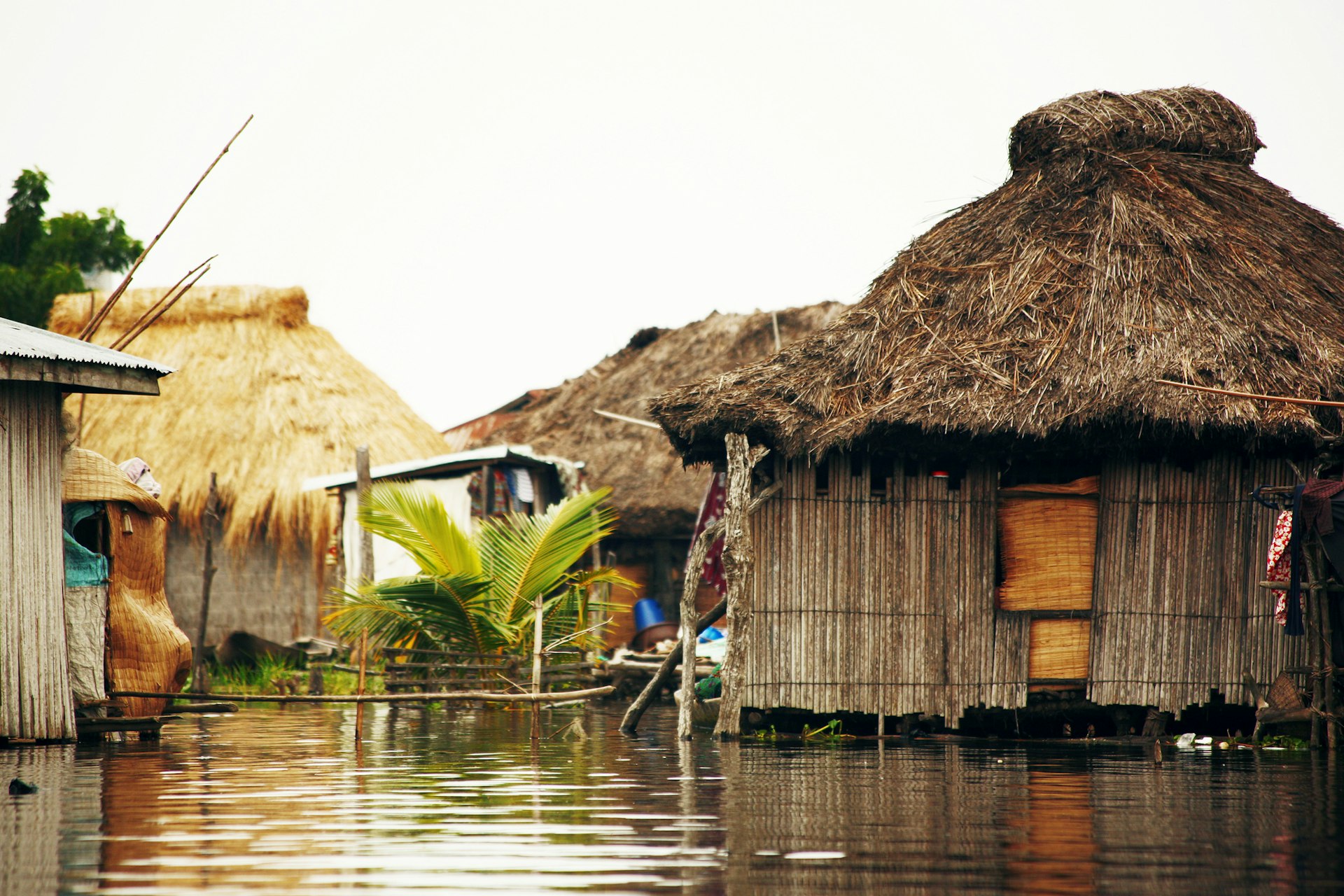 The village on stilts in Ganvie, Benin