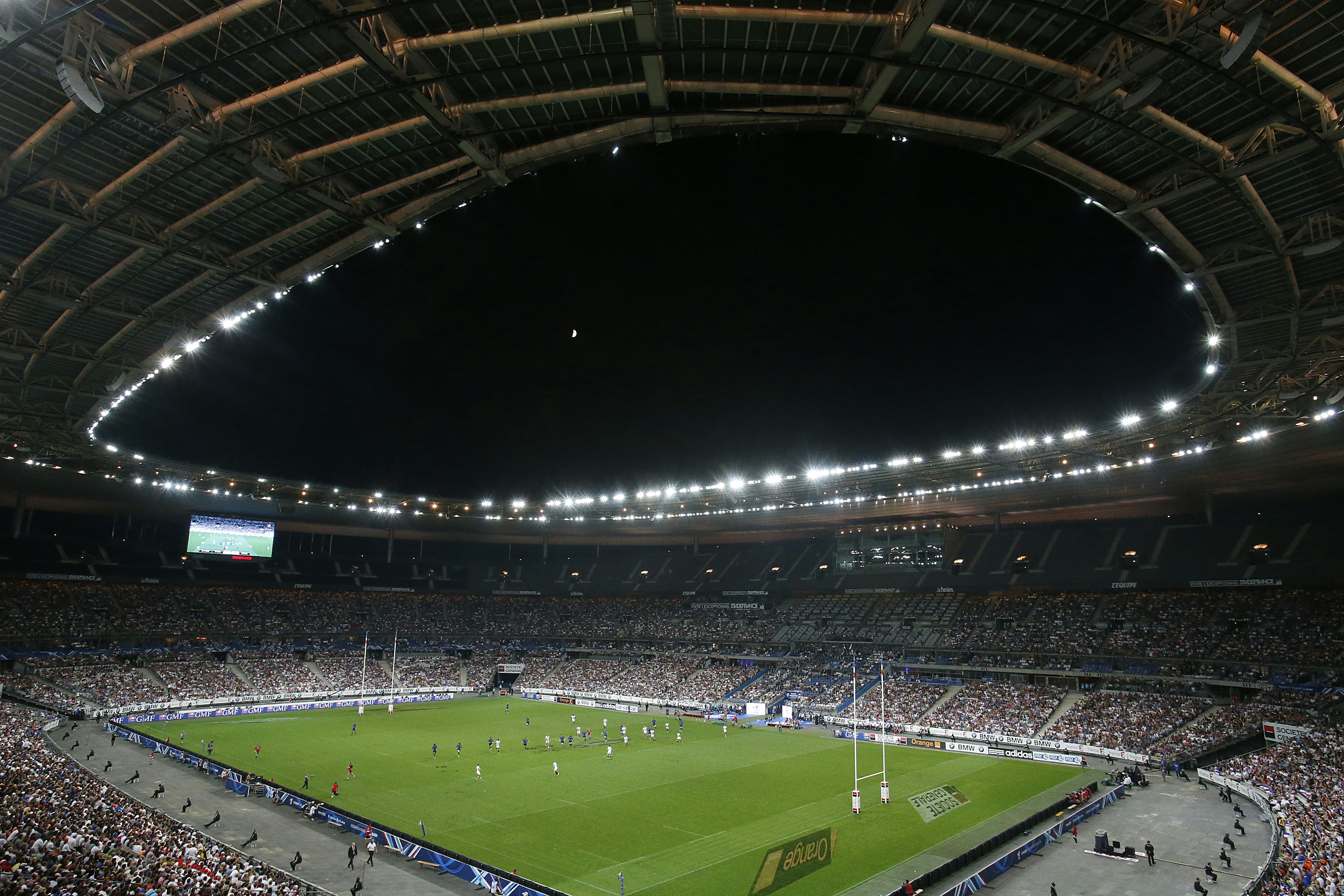 Rugby match at the Stade de France, Saint-Denis, France