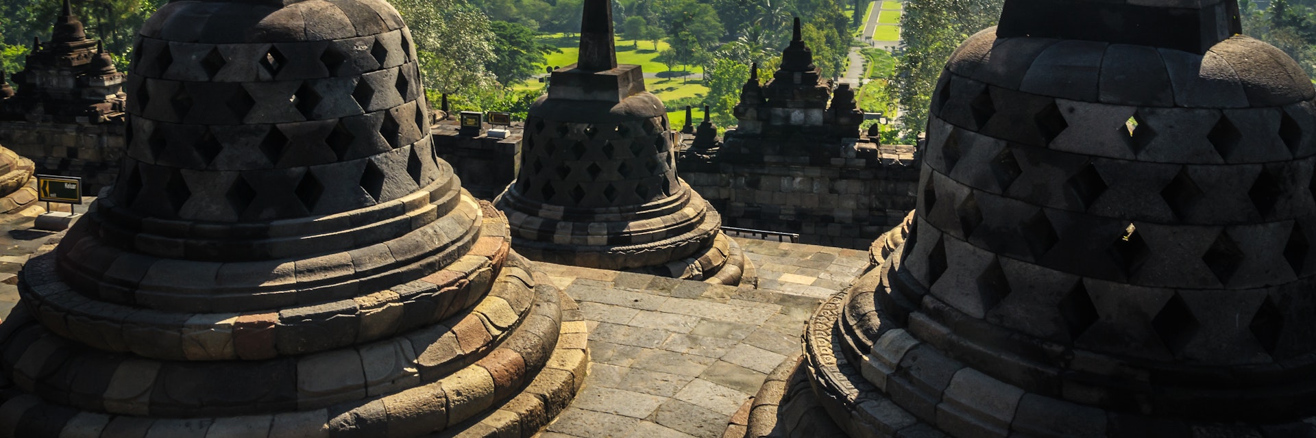 Borobudur Buddhist Temple (UNESCO World Heritage Site) - Java, Indonesia