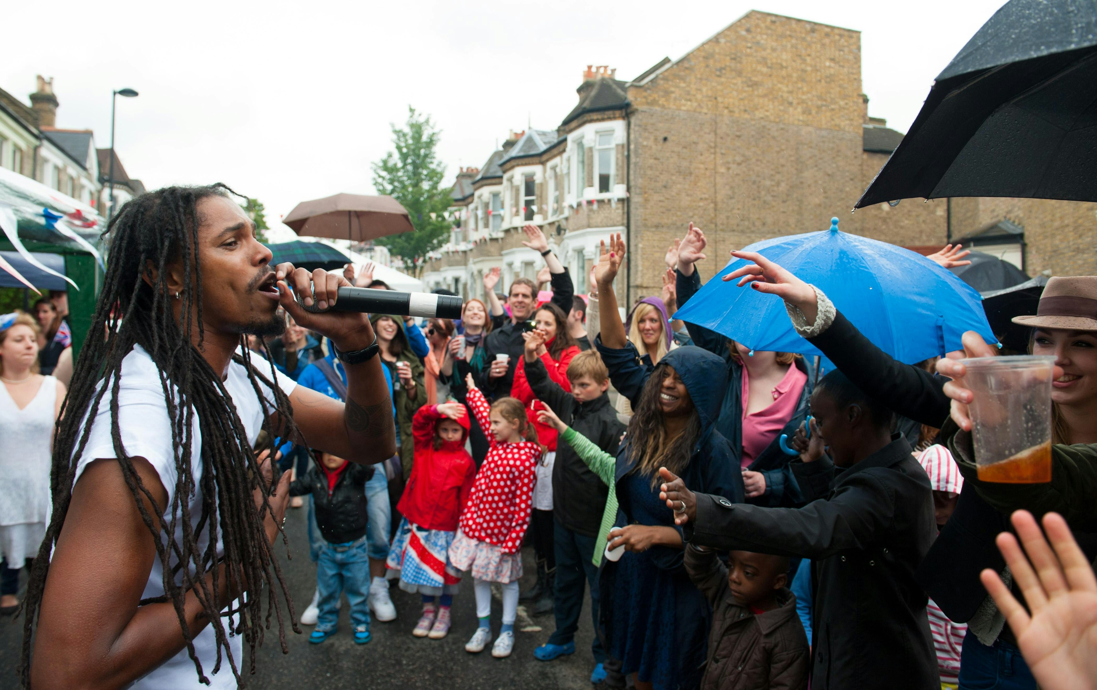 Street party in Brixton, London