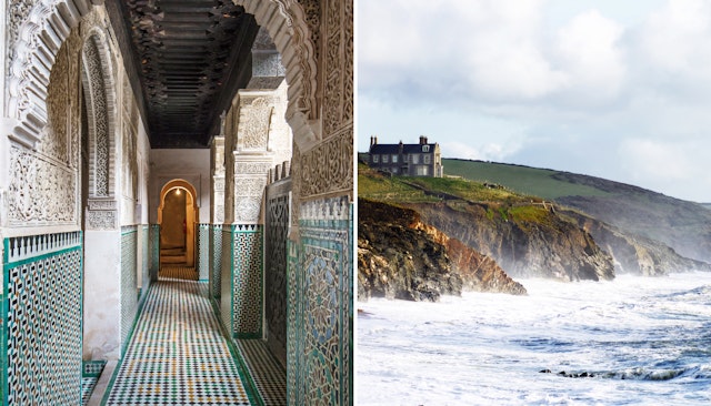 Wander the streets of Fez; explore the Southwest of England.