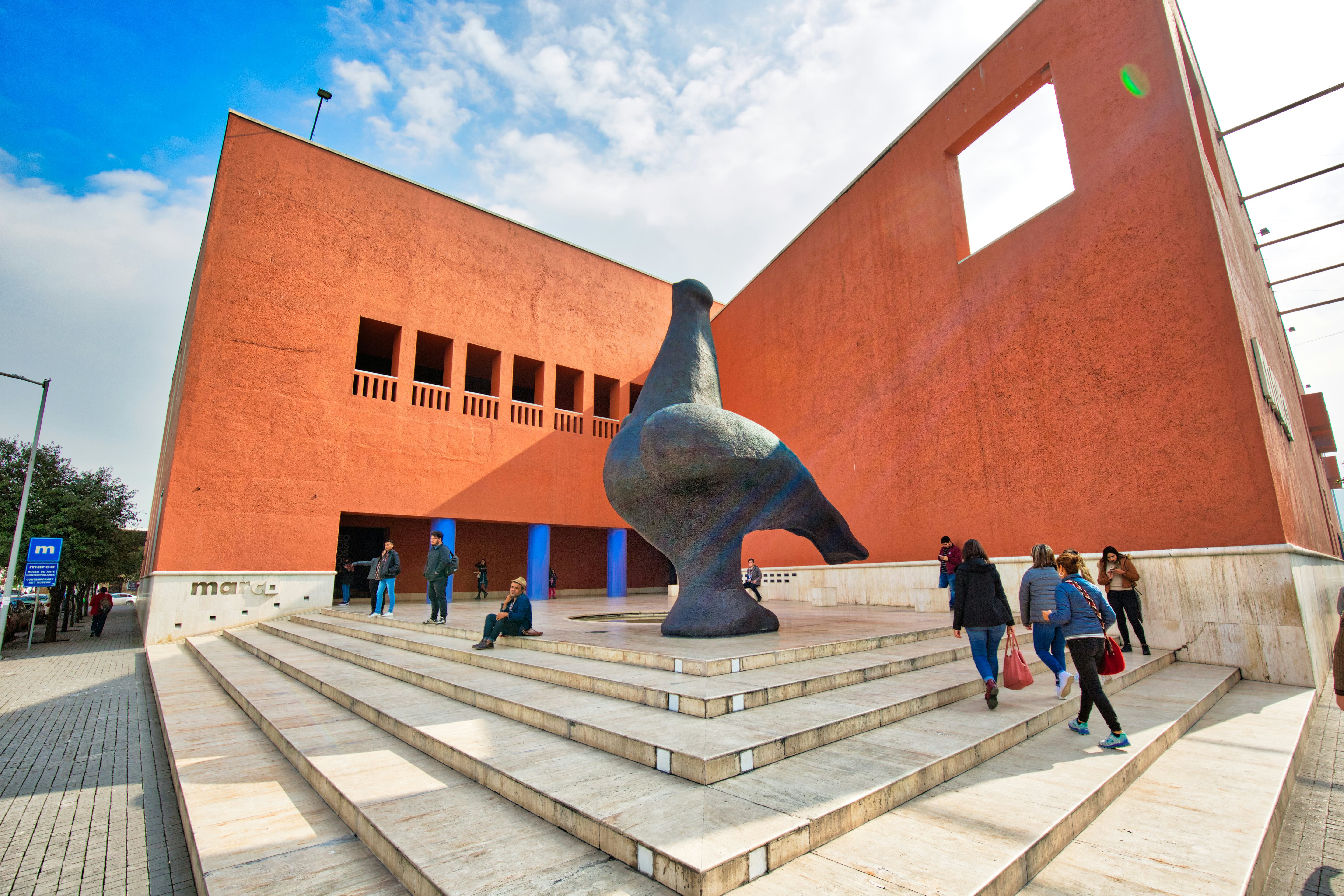 MARCO, Museum of Contemporary Art (Museo de Arte Contemporaneo) located on city landmark Macroplaza.