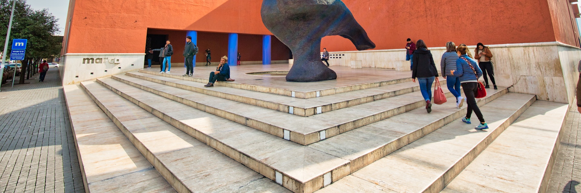 MARCO, Museum of Contemporary Art (Museo de Arte Contemporaneo) located on city landmark Macroplaza.