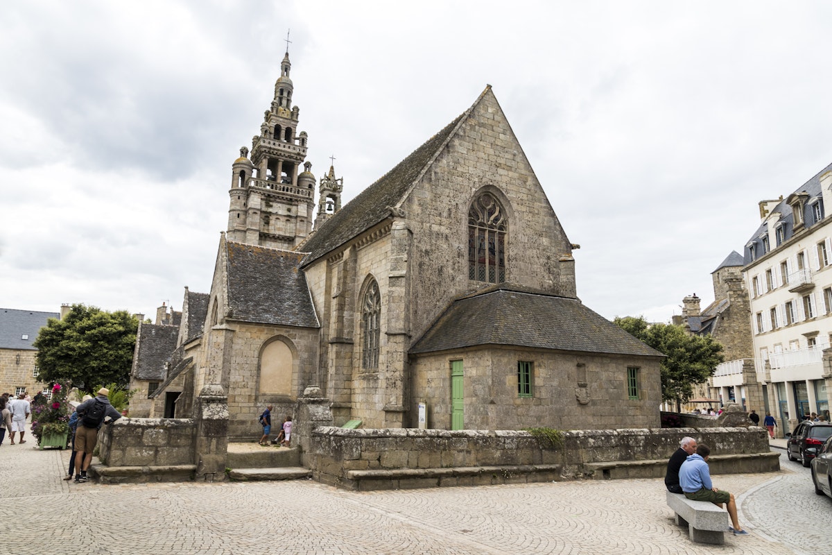 The Eglise Notre-Dame de Croaz-Batz (Church of Our Lady) in Roscoff, France.