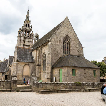 The Eglise Notre-Dame de Croaz-Batz (Church of Our Lady) in Roscoff, France.