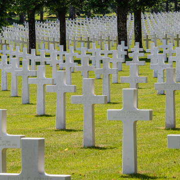 American Cemetery in Romagne-sous-Montfaucon, where 14,246 Americans are buried.