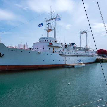 Harbour and maritime museum in the Port of La Rochelle, France.