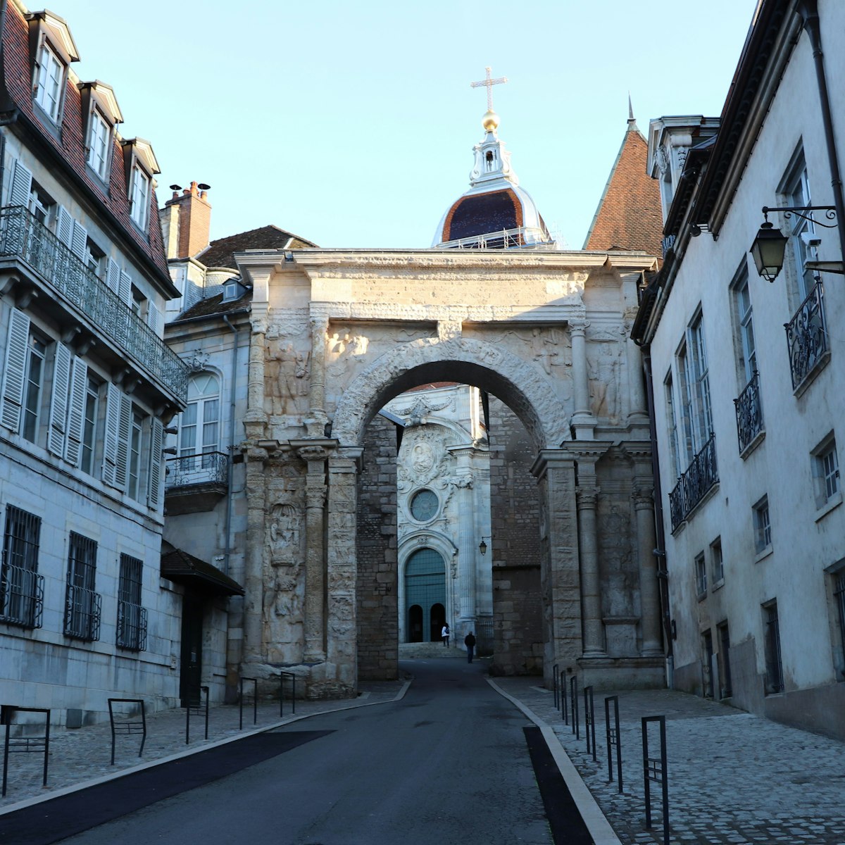 The black gate in Besançon.