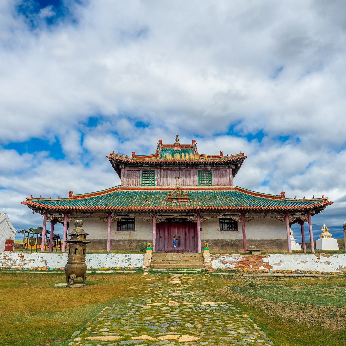 Kharkhorin, Mongolia 4th July 2019: Shankh Khiid Monastery opened in 1648 and used to house 1500 monks before it closed in 1937. Reopened in the early 1990s, today it is home to 25 monks.
1218476559