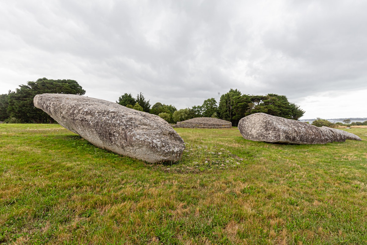 The Great Broken Menhir of Er Grah, located on the territory of the municipality of Locmariaquer, in Morbihan.