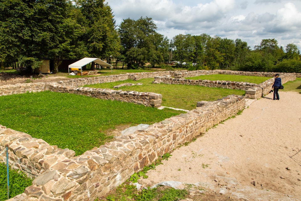 Archaeological sites in Bibracte.