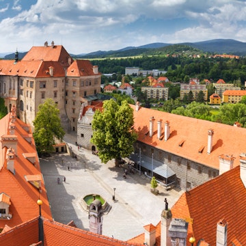 City landscape, panorama - view of the courtyard Cesky Krumlov Castle in summer time, Czech Republic
1337615835
cesky, republic, view, building, landscape, european, landmark, clouds, famous, urban, historic, culture, historical, court, unesco, beautiful, exterior, yard, traditional, rapids, krumlov, panorama, heritage
