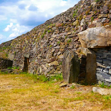 Cairn of Barnenez, in Brittany, France.