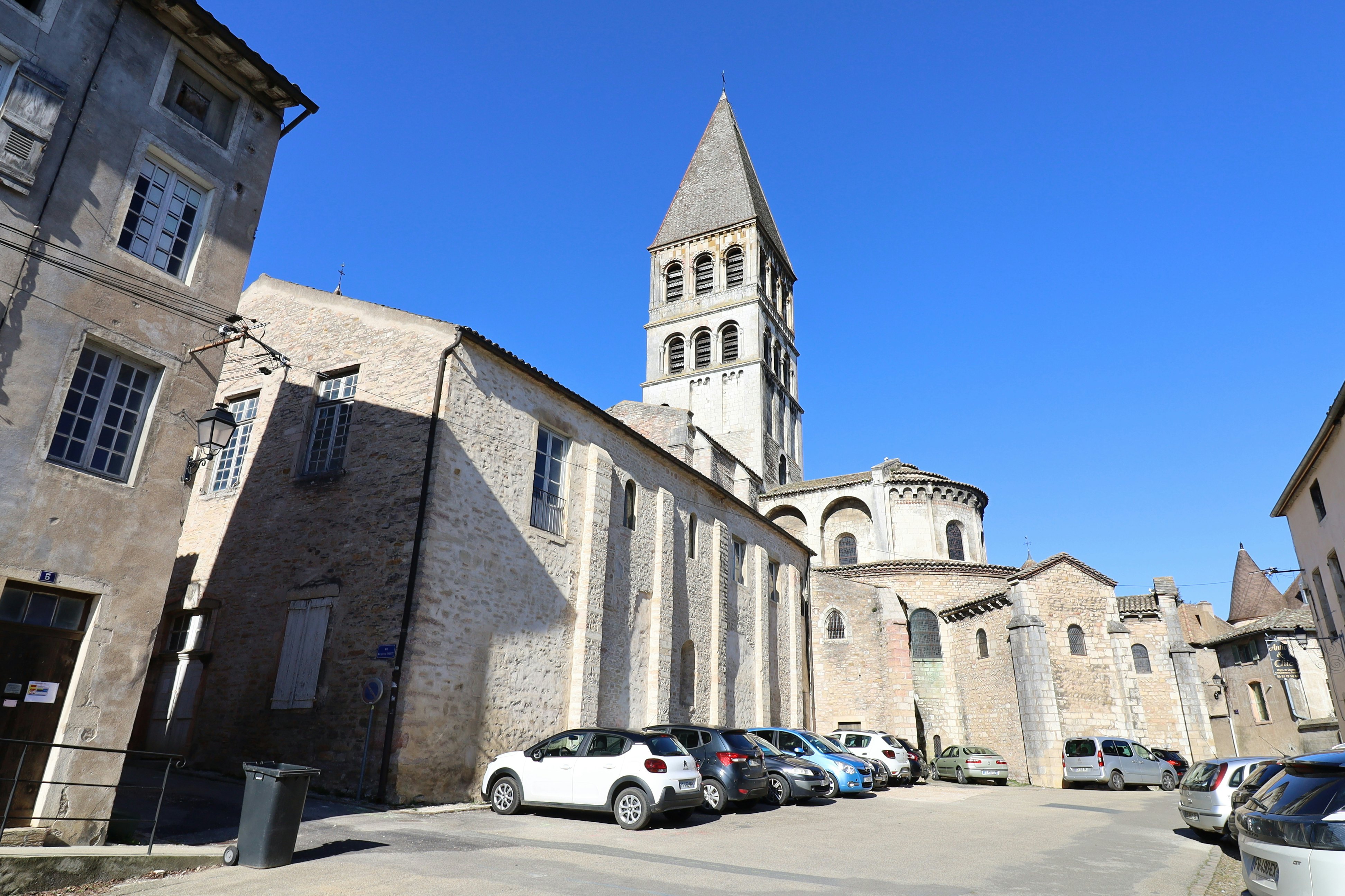 Saint Philibert Abbey in Tournus, France.