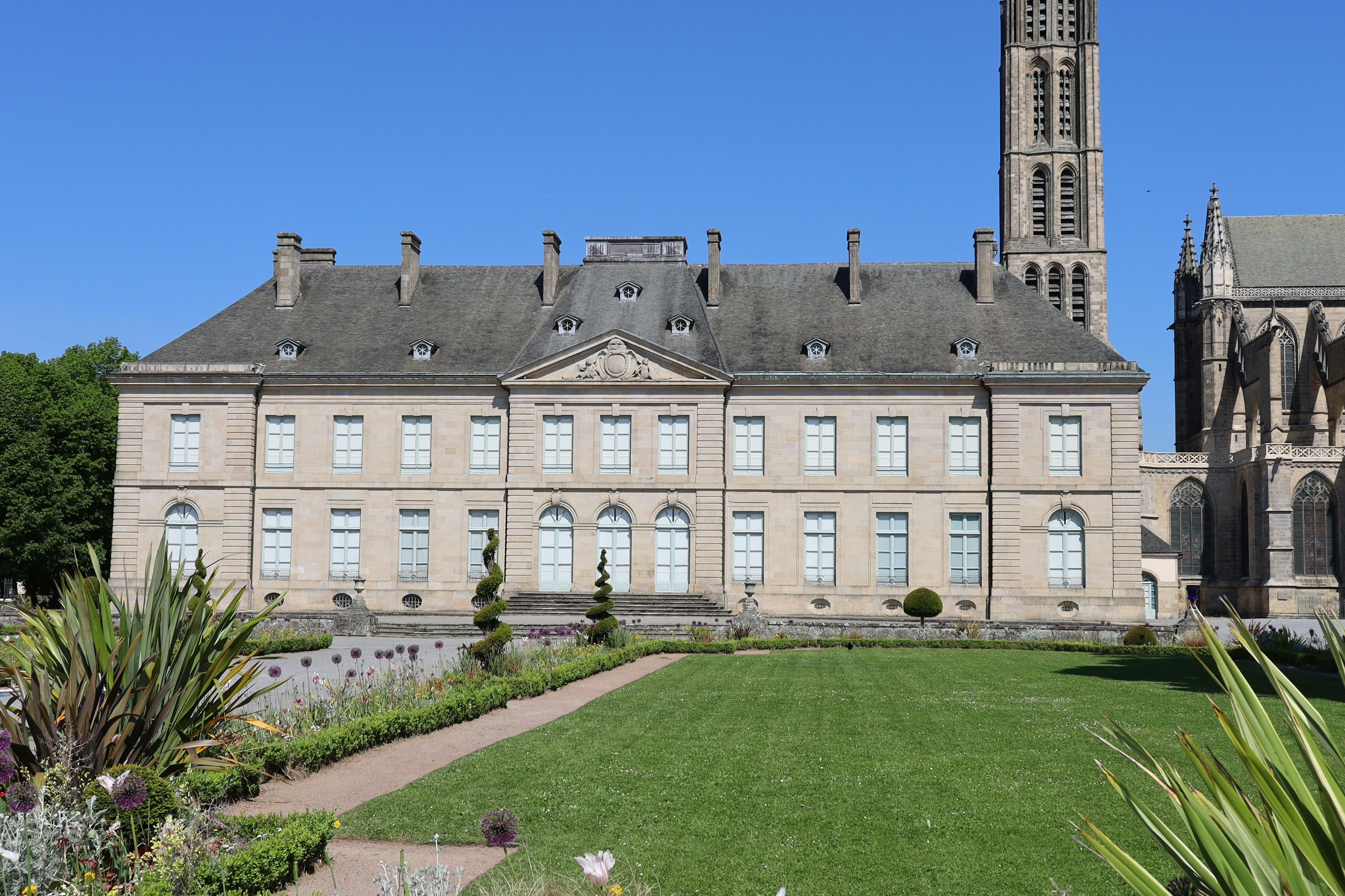 The Fine Arts Museum, former Bishop's Palace, in Limoges, France.