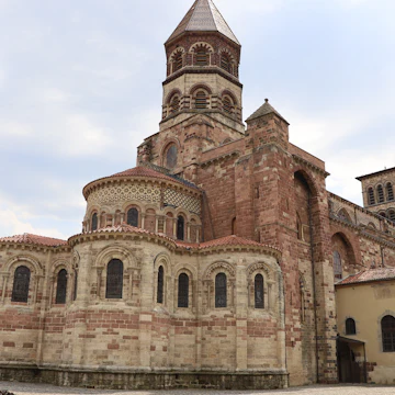 The Basilica of Saint Julien in the city of Brioude.