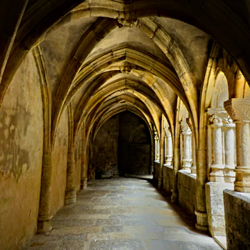 The Augustinian abbey in Montbenoit, France.